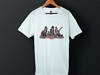 T-shirts imprimés pour Band to the Bone - Garment Printing